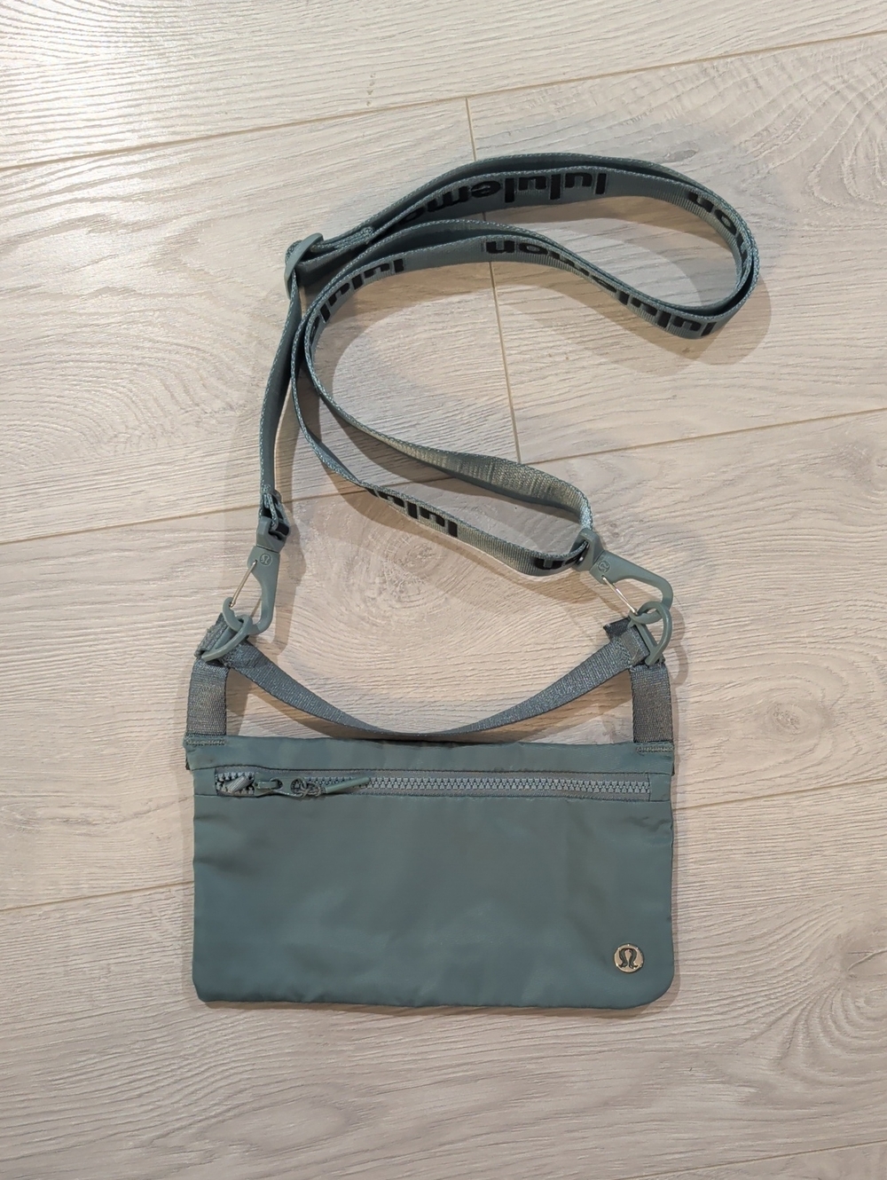 lululemon athletica Sage Green Slim Crossbody Pouch